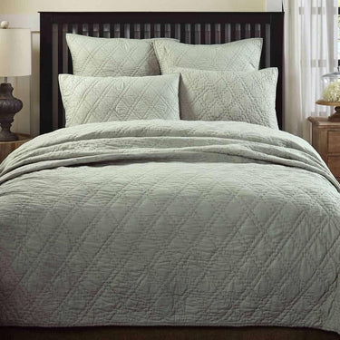 Casey Sea Glass Queen Quilt 92Wx92L VHC Brands - The Fox Decor